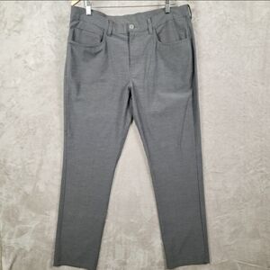 Callaway Golf Pants Men’s W36 EverPlay 5-Pocket Horizontal Texture Grey Heather